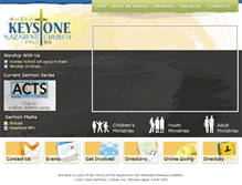 Tablet Screenshot of keystonenazarene.org